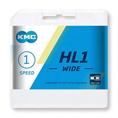 KMC ketting "hl1 wide" chain k1 100 links silver - thumbnail
