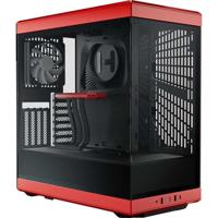 HYTE Y40 Tempered Glass Midi-tower PC-behuizing Zwart-rood - thumbnail