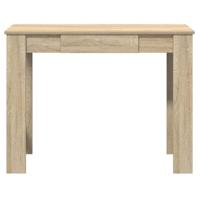 Bureau 100x45x75 cm bewerkt hout sonoma eikenkleurig - thumbnail
