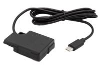 ChiliPower EP-5A dummy accu USB-C adapterset voor Nikon, accutype EN-EL14 - thumbnail