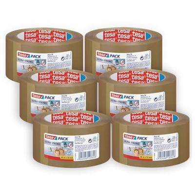 tesa ULTRA STRONG 57177 Pakband Bruin (l x b) 66 m x 50 mm 6 stuk(s)