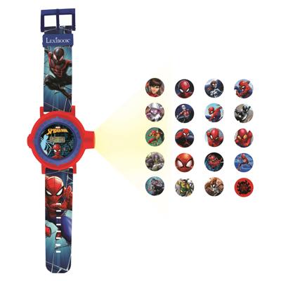 Spider-Man digitaal projectiehorloge met 20 afbeeldingen
