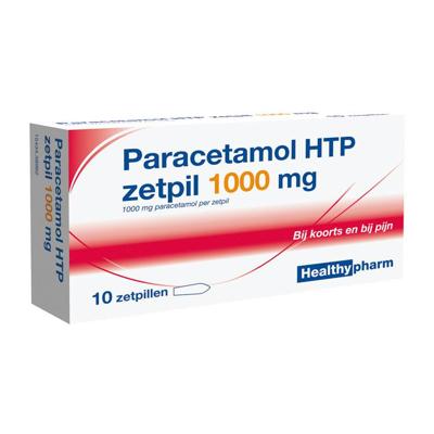 Healthypharm Paracetamol 1000mg 10 Zetpillen