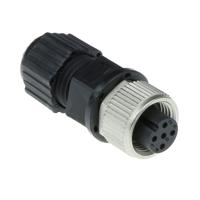 Amphenol M12A-04BFFA-SL8001 M SERIES 4 polig connector female M12 A-coding Solder FE - thumbnail
