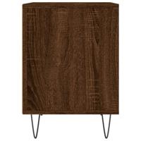 Nachtkastjes 2 st 40x35x50 cm bewerkt hout bruineikenkleurig - thumbnail