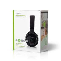 Nedis Draadloze TV-Koptelefoon | RF | On-Ear | Zwart | 1 stuks - HPRF200BK HPRF200BK - thumbnail