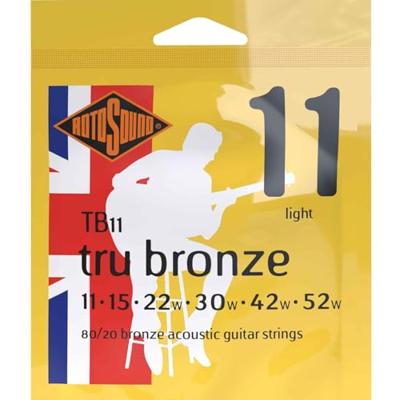 Rotosound TB11 Tru Bronze akoestische gitaarsnaren .011-.052w
