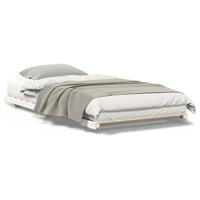 Bedframe Wit 90 x 210 cm Massief grenenhout - thumbnail