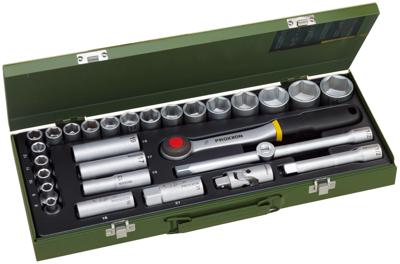 PROXXON steckschlüsselsatz socket wrench set 1/2" (29-tlg.) PROXXON steckschlüsselsatz socket wrench set 1/2" (29-tlg.)