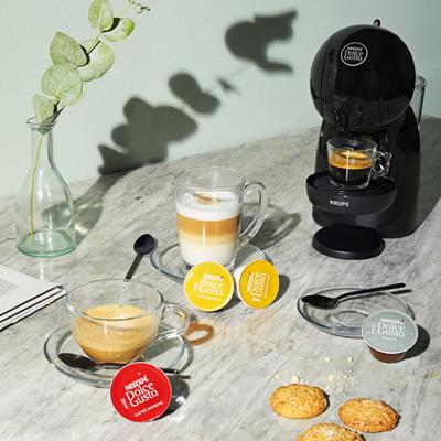Krups Piccolo XS KP1A3B NESCAFÉ® DOLCE GUSTO® KP1A3B HANDMATIGE KOFFIEMACHINE - ZWART/ANTRACIET - thumbnail