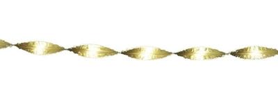 Crêpeslinger goud 6 meter