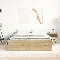Bedframe sonoma eikenkleurig 140x200 cm - thumbnail