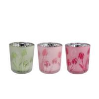 Theelichthouder Tulip S ass kleur glas - thumbnail