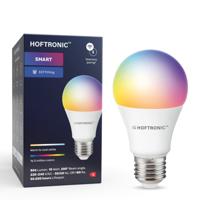 Smart E27 lamp - A60 vorm - 10 Watt 806 lumen - RGBWW - Wifi & Bluetooth - Bestuurbaar via app - Google Home, Amazon Alexa en Siri - Smart lamp - thumbnail