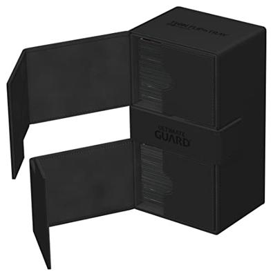 Ultimate Guard Twin Flip'n'Tray 200+ Xenoskin - Black - thumbnail
