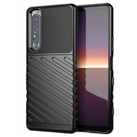 Thunder Series Sony Xperia 1 III TPU Case - Zwart - thumbnail