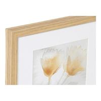 Schilderij DKD Home Decor Drawed Leaf 33 x 3 x 38 cm Traditioneel Blad van een plant (2 Stuks) - thumbnail