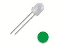 Quadrios 2111O163 Bedrade LED Groen Rond 3 mm 2500 mcd 30 ° 20 mA 3 V - thumbnail