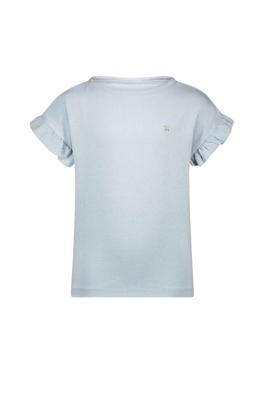 Like Flo zomer t-shirt meisjes - blauw - jersey, glitter - Emma