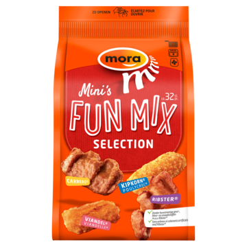Mora Mini's Funmix Selection 32 Stuks 504 g bij Jumbo Mora Mini's Funmix Selection 32 Stuks 504 g bij Jumbo