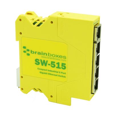 Compacte Industriële 5 Haven Gigabit Ethernet Schakelaar DIN Rail Monteerbaar