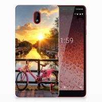 Nokia 1 Plus | Silliconen Back Cover | Amsterdamse Grachten - thumbnail