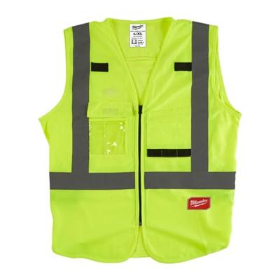 Milwaukee Hi-vis Veiligheidshesje Klasse 2 Geel - L/XL - 4932471890 Milwaukee Hi-vis Veiligheidshesje Klasse 2 Geel - L/XL - 4932471890