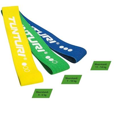 Tunturi Weerstandsband textiel l medium l groen Tunturi Weerstandsband textiel l medium l groen