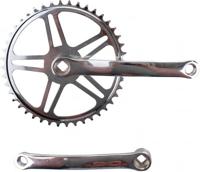 Crankstel 44T Vinty spieloos 170mm crankarm - chroom - thumbnail