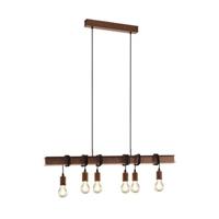 Eglo HanglampTownshend 4 Roest - 49859 - thumbnail