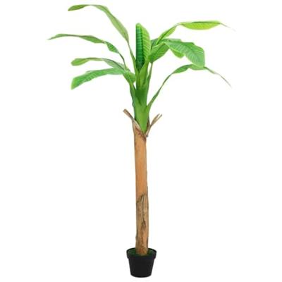 Kunstboom met pot banaan 165 cm groen - thumbnail