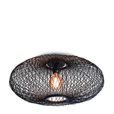 GOOD&MOJO Plafondlamp 'Cango' Bamboe, kleur Zwart
