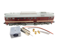 micromotor NF061C motor ombouwset voor Fleischmann BR 120, BR 220, M 62, T 679 - thumbnail