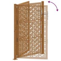 Poort met kruisontwerp 105x155 cm weervast staal - thumbnail