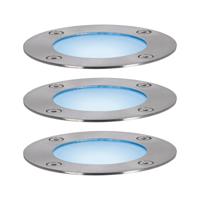 Paulmann Boden Einbauleuchten Starterset RGBW 94275 Verlichtingssysteem Plug&Shine ZigBee LED 3.6 W Warmwit Zilver - thumbnail