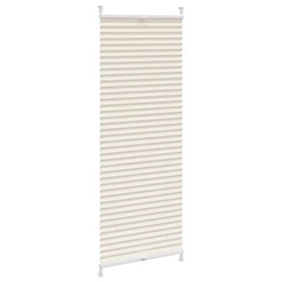 VidaXL Plisséjaloezie 60x125 cm crème