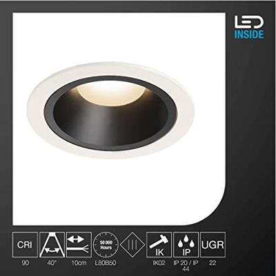 SLV 1003952 NUMINOS L LED-inbouwlamp LED vast ingebouwd 25.41 W Wit SLV 1003952 NUMINOS L LED-inbouwlamp LED vast ingebouwd 25.41 W Wit