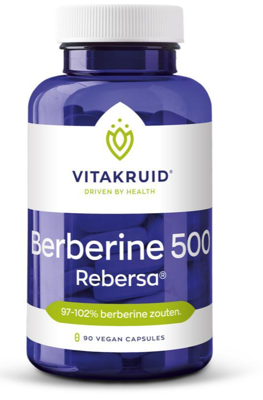 Vitakruid Berberine 500 Rebersa 97-102% berberine zouten 90 Vegetarische capsules