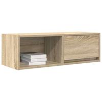 Tv-meubels 2 st 80x31x25,5 cm bewerkt hout sonoma eikenkleurig - thumbnail