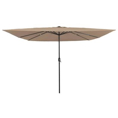 Tuinparasol Taupe en Zwart 295 x 295 x 245 cm