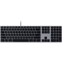 Matias Bedraad Toetsenbord US QWERTY voor MacBook space grey - thumbnail