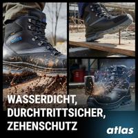 Atlas Werkschoen Alu-tec 735 2.0 XP Hoog S3 | Zwart | Maat - 00.012.142.48 - thumbnail