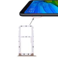 2 SIM-kaart lade/micro SD-kaart lade voor Xiaomi Redmi 5 plus (goud) - thumbnail