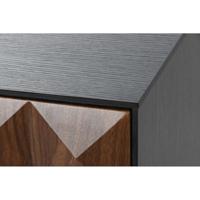 Dressoir Home ESPRIT Bruin Zwart Hout MDF 188,4 X 42,1 X 80,6 cm - thumbnail