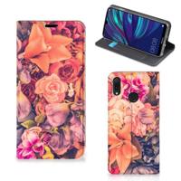 Huawei Y7 hoesje Y7 Pro (2019) Smart Cover Bosje Bloemen - thumbnail
