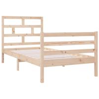 Bedframe massief hout 90x190 cm - thumbnail
