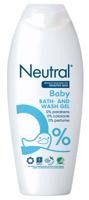 Neutral Baby Bath & Wash Gel - 250ml - thumbnail
