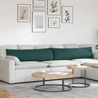 VidaXL Sofa kussens 2 pcs donkergroen 145 x 40 cm stof - thumbnail