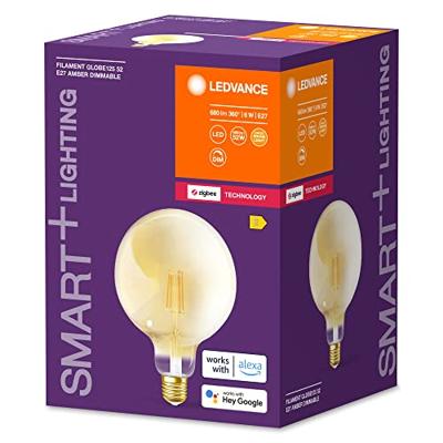 LEDVANCE 4058075729247 LED-lamp Energielabel E (A - G) E27 Globe 6 W = 52 W Warmwit (Ø x h) 125 mm x 125 mm 1 stuk(s) LEDVANCE 4058075729247 LED-lamp Energielabel E (A - G) E27 Globe 6 W = 52 W Warmwit (Ø x h) 125 mm x 125 mm 1 stuk(s)