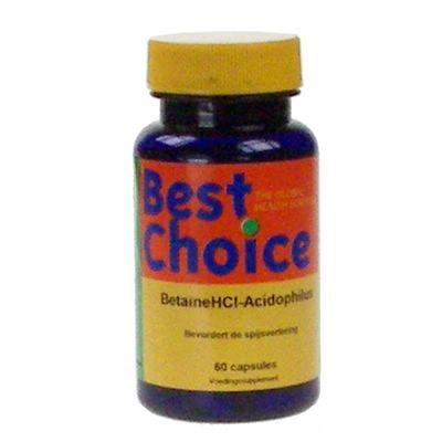 TS Choice Acidophilus betaine HCL 60 Capsules